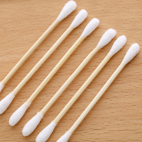 100 cotton swabs wholesale disposable double-ended cleansing cotton swabs for makeup removal makeup cotton swabs bagged and boxed factory