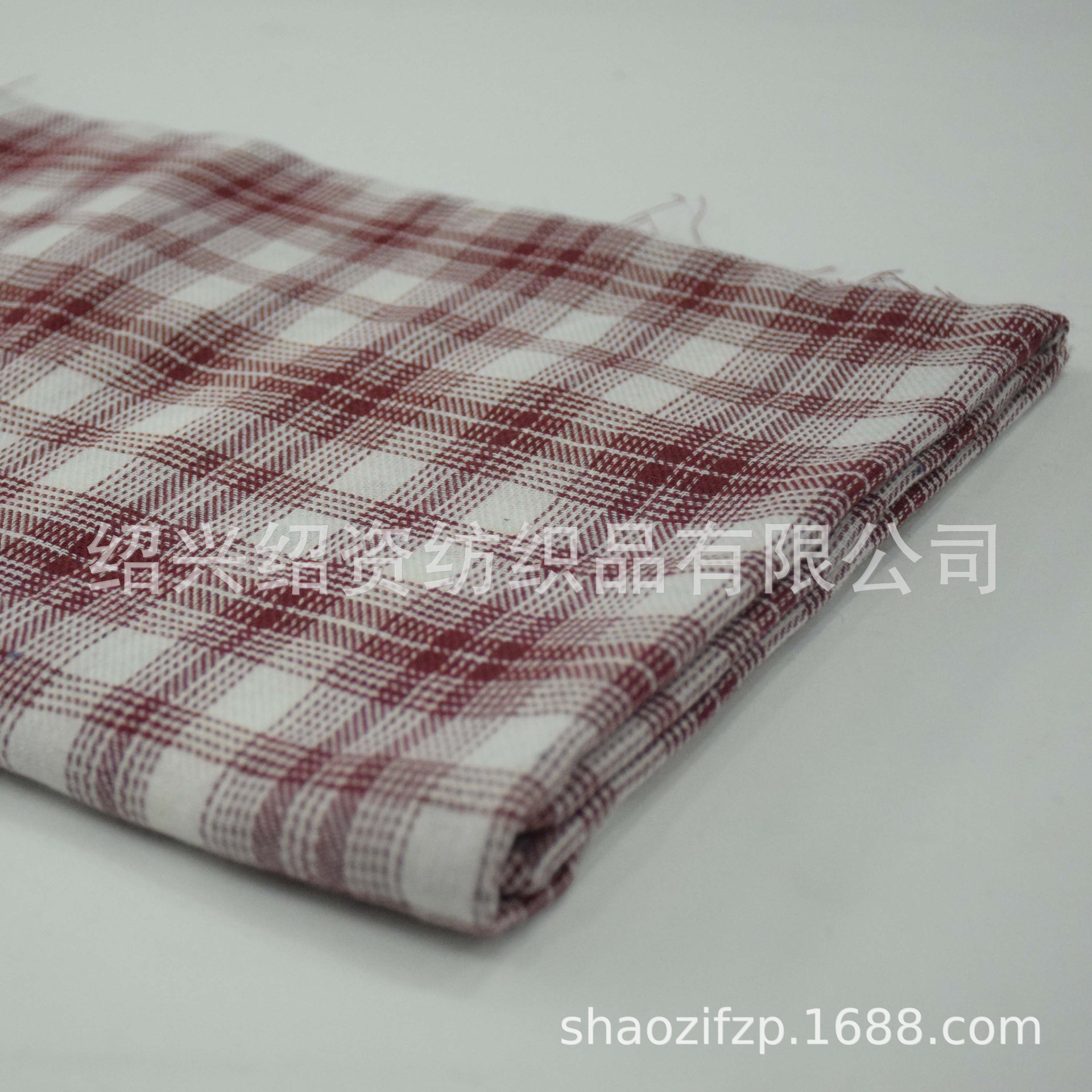 涤棉磨毛色织 梭织格子衬衣 西服套装连衣裙休闲服鞋帽箱包面料