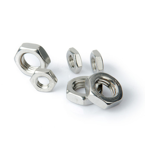 Promotional 304 stainless steel hexagonal fine thread thin nut/nut M10*1.0/M8*0.75/M6*0.75