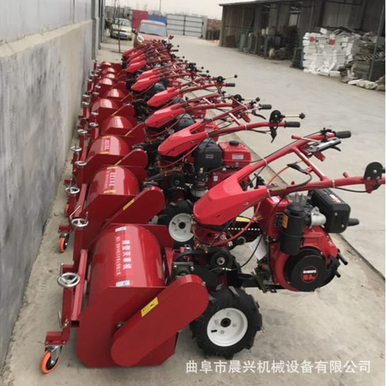 田园手推式灭草机 果园碎草还田机 家用小型割草机厂家