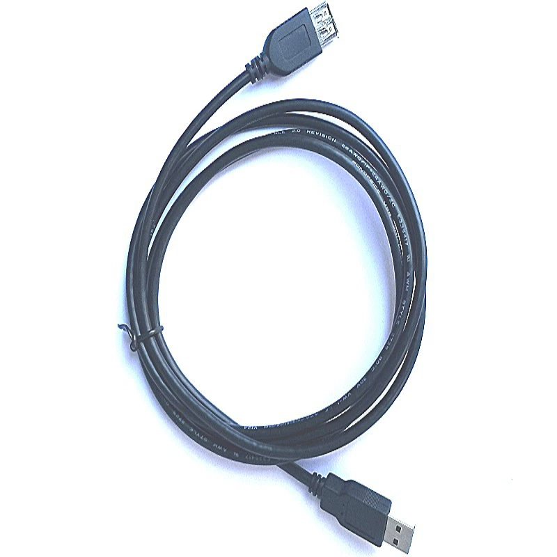 USB AM/AF AM/BM 1.8 м высокоскоростной кабель для печати, удлинитель, черный, полностью медный, для передачи данных