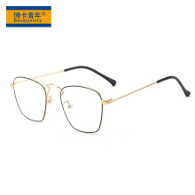 成人防蓝光护目镜新款时尚金属细边框方形镜框玩电脑手机镜F3040