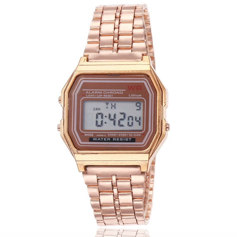 Universal steel belt, electronic watch, (Cross-border trading), Aliexpress, 91W