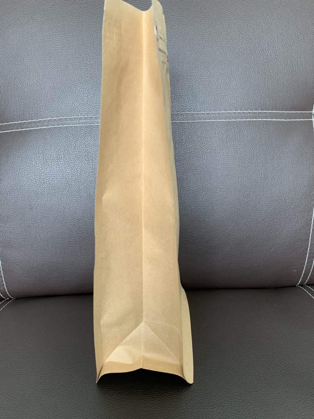 厂家定制排气阀牛皮纸铝箔镀铝咖啡包装袋茶叶中封袋 风琴袋|ru