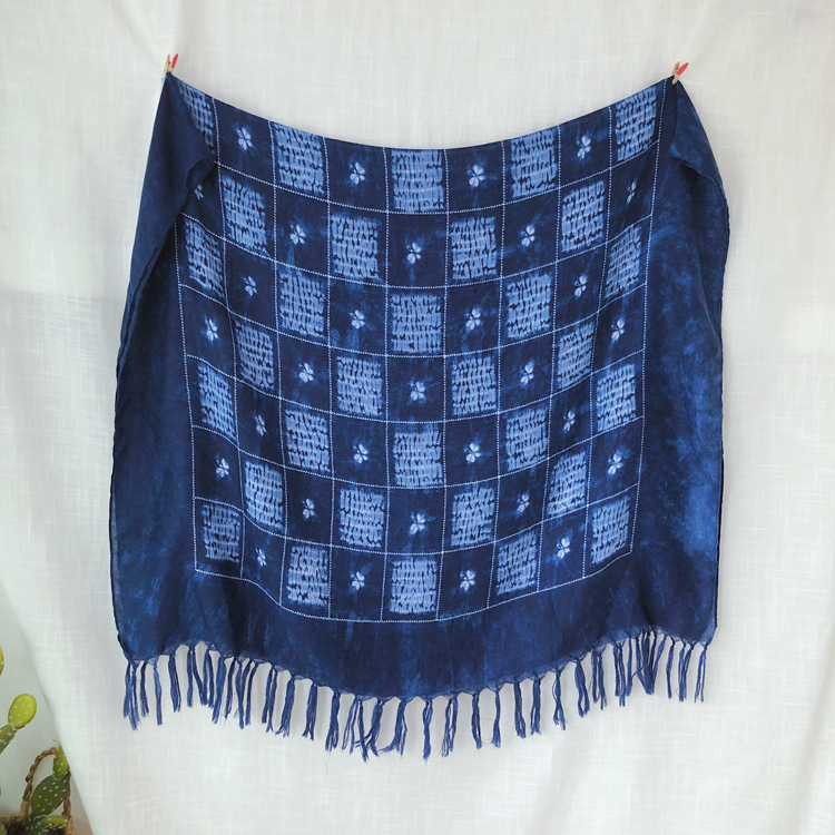 Women's Streetwear Lattice Cotton Tassel Shawls display picture 1