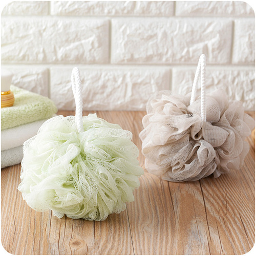 Plain super soft bath flower? Bath ball large bath towel bath flower? Bath bubble bath ball 50g