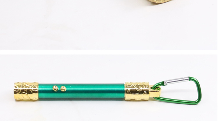 Three-in-one infrared laser light gift LED mini flashlight, golden hoop rod flashlight, ultraviolet banknote detector lamp pic 23