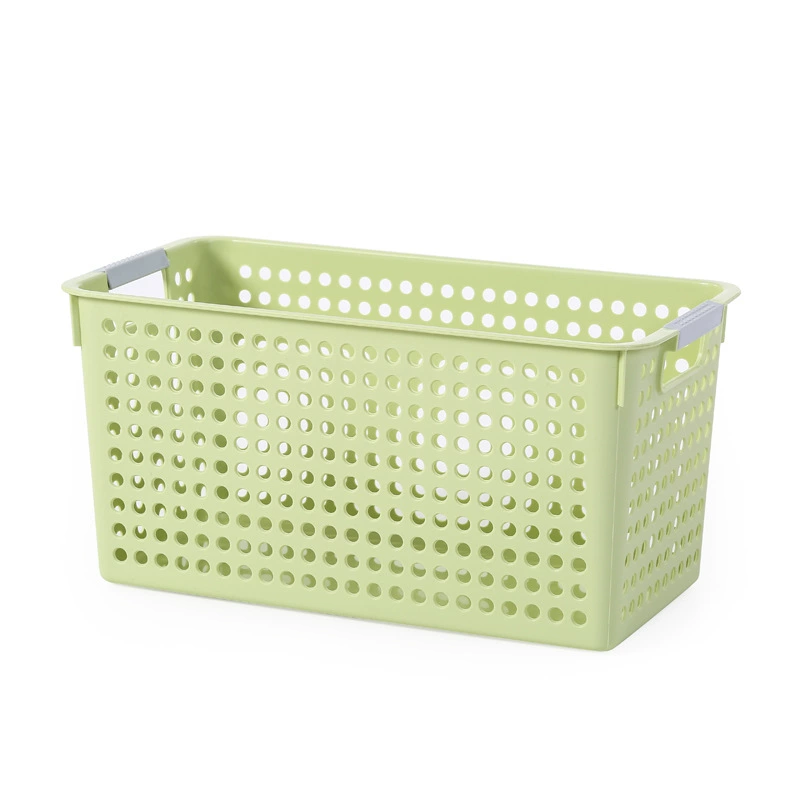 Rectangular Plastic Storage Box, Increased Thickness, Table Organizer, 3 Sizes (Blue)