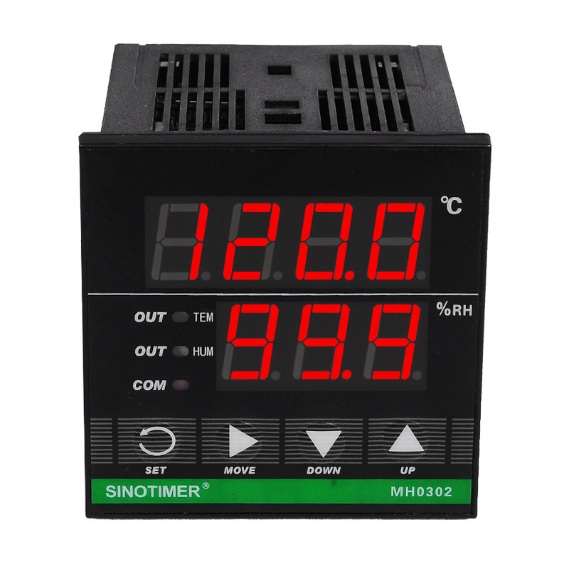 MH0302 intelligent high precision temperature and humidity controller humidity meter greenhouse breeding hatching digital display temperature and humidity meter MH0302 intelligent high precision temperature and humidity controller humidity meter greenhouse breeding hatching digital display temperature and humidity meter