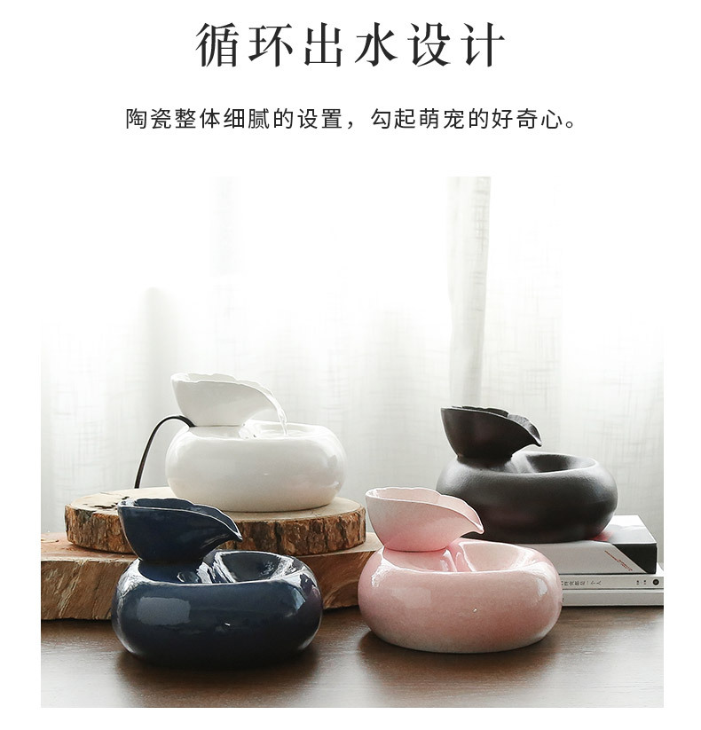 小叶子宠物饮水器黑蓝_10