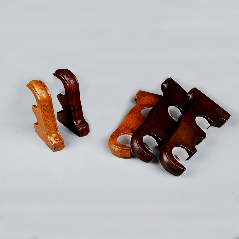 Roman rod bracket curtain rod base support hooks double rod single rod wall spool fixing accessories