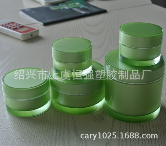现货亚金色15g直圆亚克力膏霜眼霜瓶面霜罐 乳液瓶化妆品瓶 包材