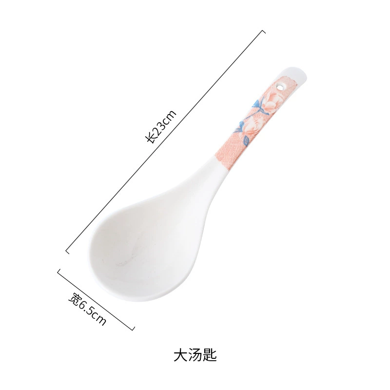 Чаша AiNi Ceramics Camellia — японский стиль, белая фактурная внешняя стенка, внутренняя розовая цветочная отделка, размеры 21.9×19.3×6 см