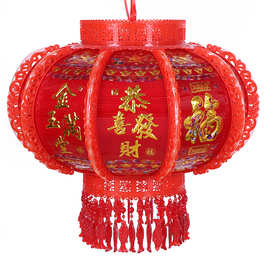 防水防晒绒布大红灯笼户外阳台春节新年元旦欢度国庆灯笼装饰