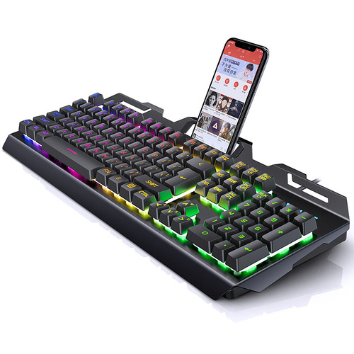 Silver Eagle V2 mechanical gaming keyboard desktop computer notebook wired luminous e-sports manufacturer cross-border wish