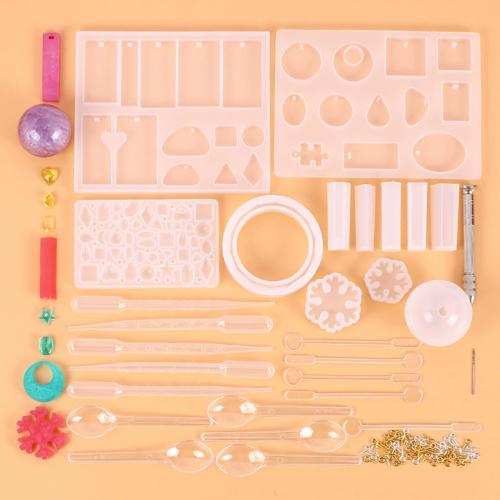 Tools set, decorations, pendant, silicone mold, drill, pipette, 127 pieces, wholesale
