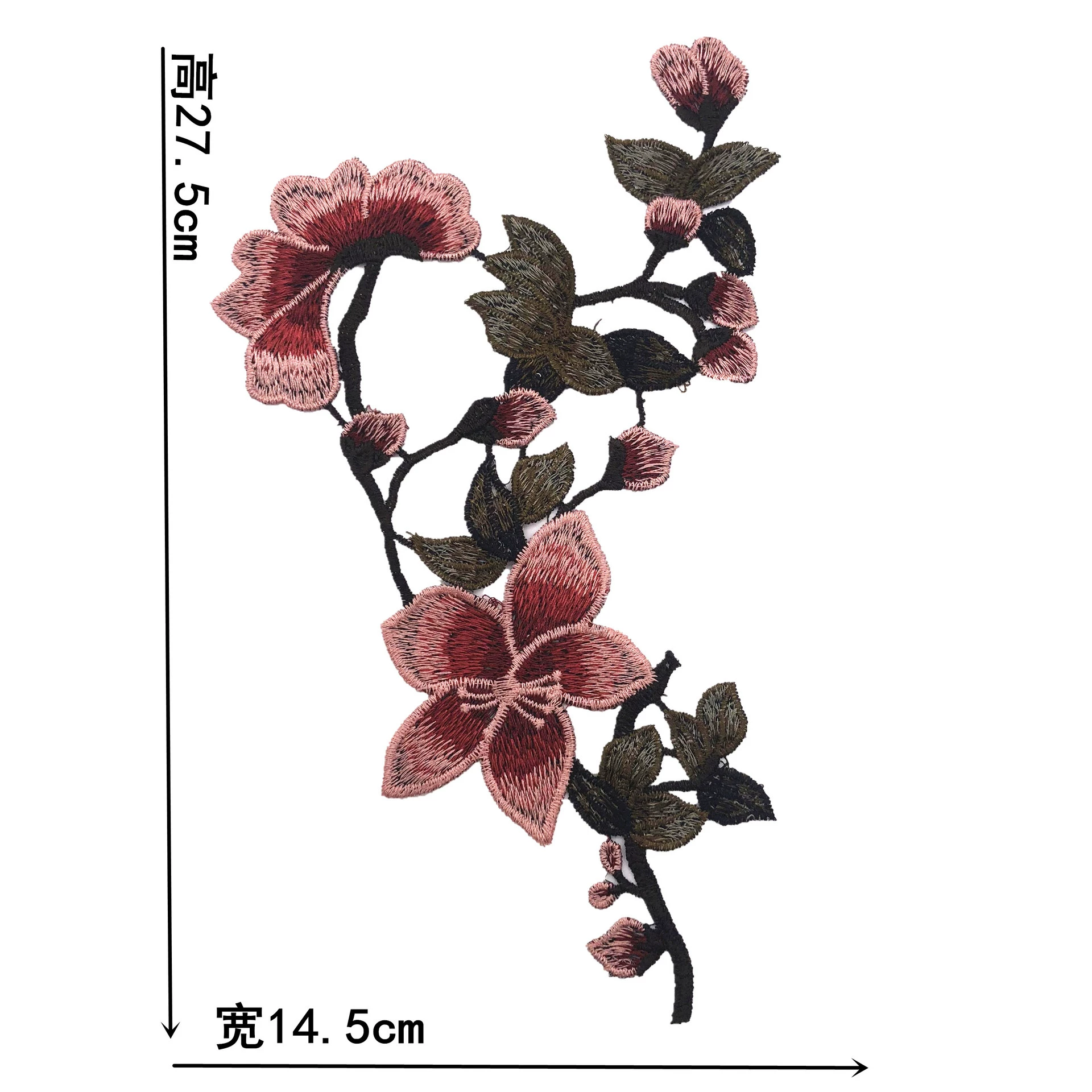 Fashionable dress, cheongsam, decorations, cloth, sticker, Chinese style, with embroidery, flowered