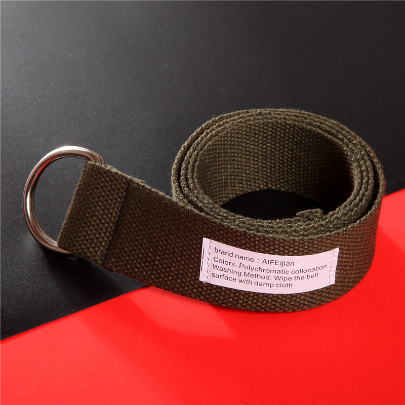 Bringing a circle buckle army green