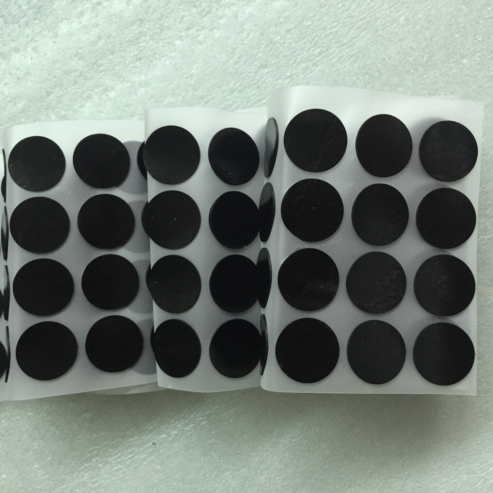 Manufactor supply black silica gel door mat circular transparent door mat seal up rubber door mat Free of charge