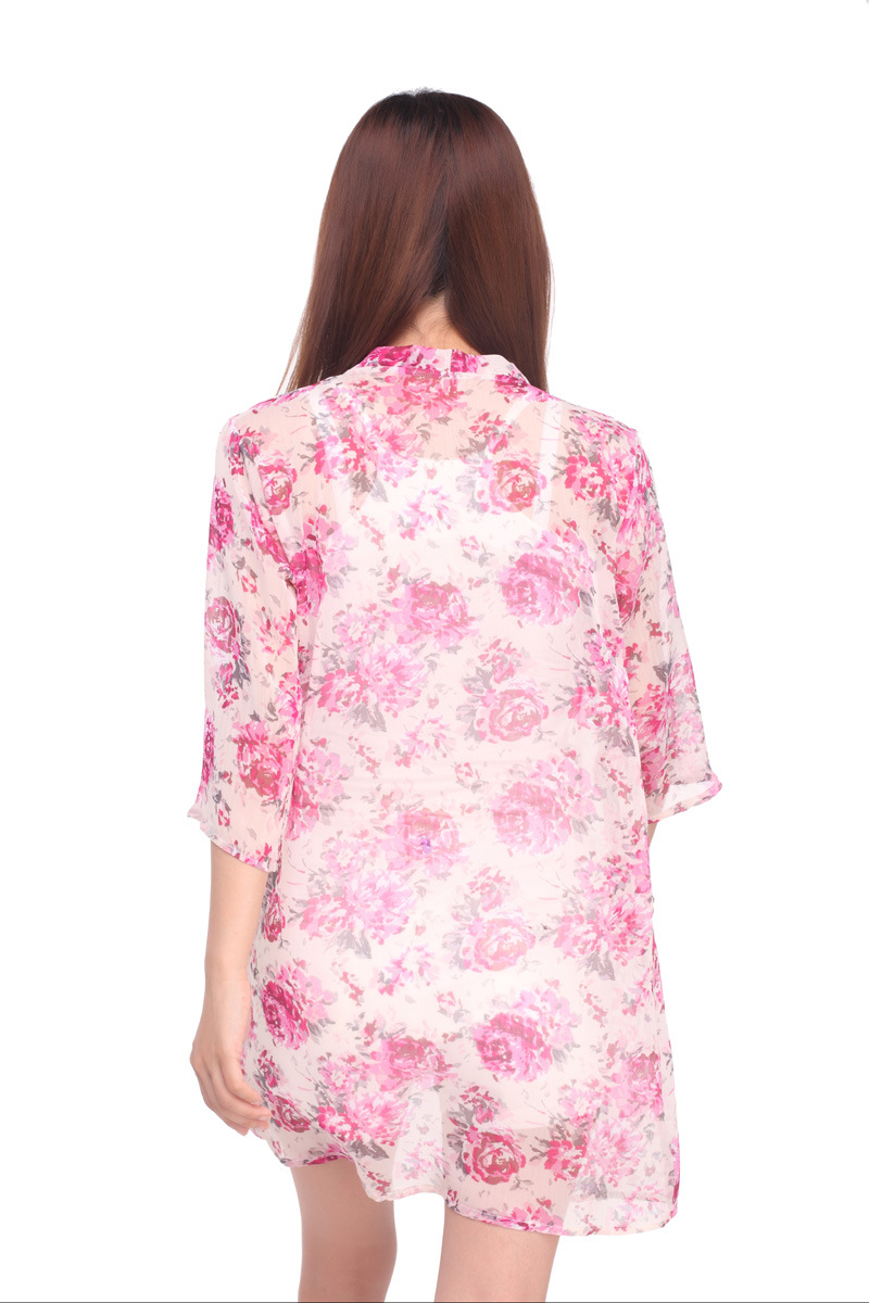 white background red flowers 4