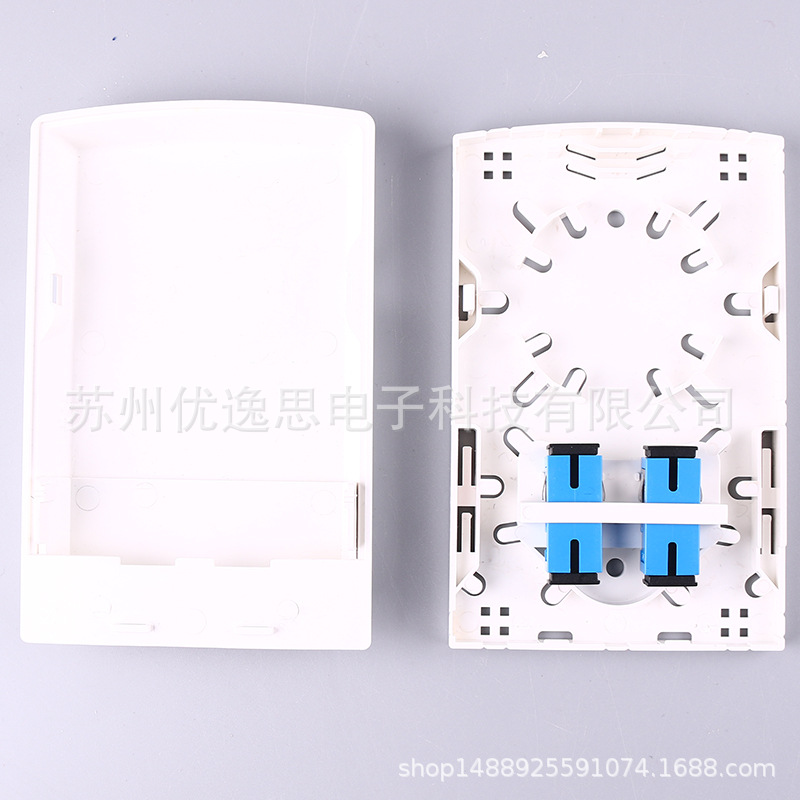 批发2口终端2口光缆终端盒2口光纤盒 适配器光缆接头盒