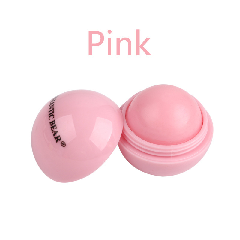 Bear, Solid Color Pattern Bear Solid Color Plastic Lip Balm