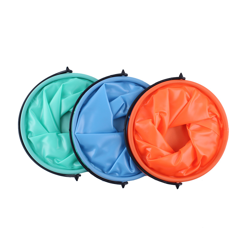 1 pluma portátil contenedor de lavado plegable arte pequeño cubo con compartimento acrílico acuarela gouache cepillo de pintura pluma Cubo de lavado