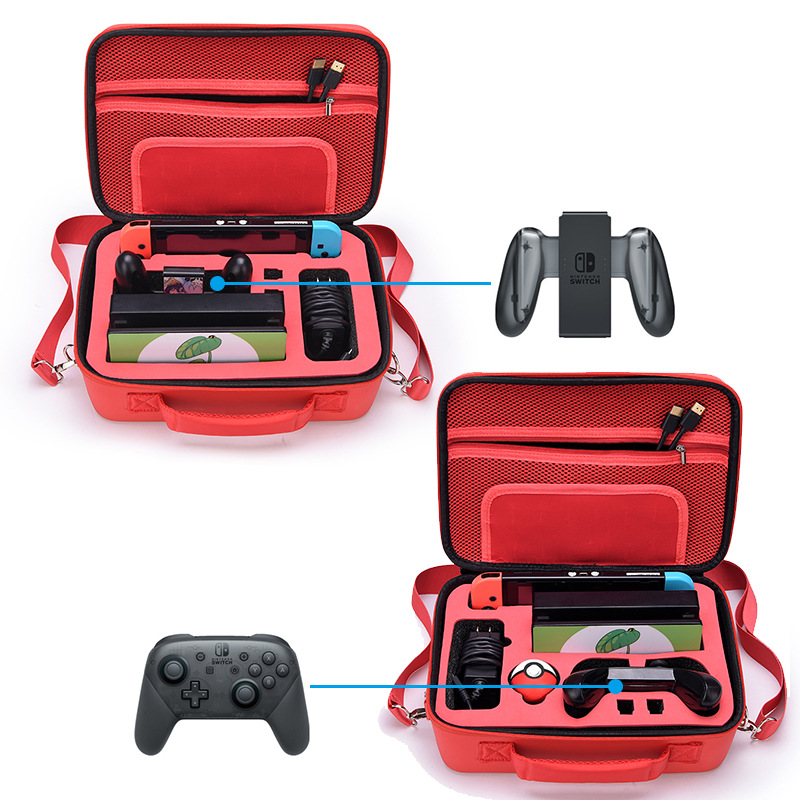 Aplicable a la bolsa de Mario Nintendo Switch bolsa de almacenamiento consola de juegos ns conjunto completo de accesorios bolsa de almacenamiento de caja dura