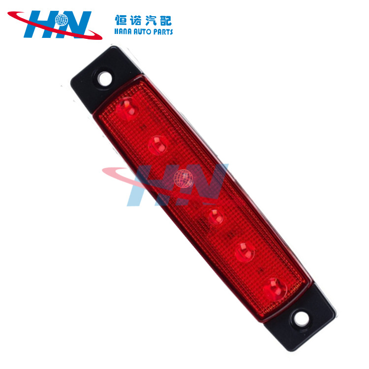 Camión universal 6led lado remolque tira luz bomba camión LED flash luz camión luz de freno remolque luz de freno