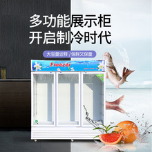 单双门饮料柜展示柜 冷藏保鲜柜商用立式冰柜 便利店啤酒柜