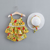 Summer beach set girl's, Korean style, children's clothing