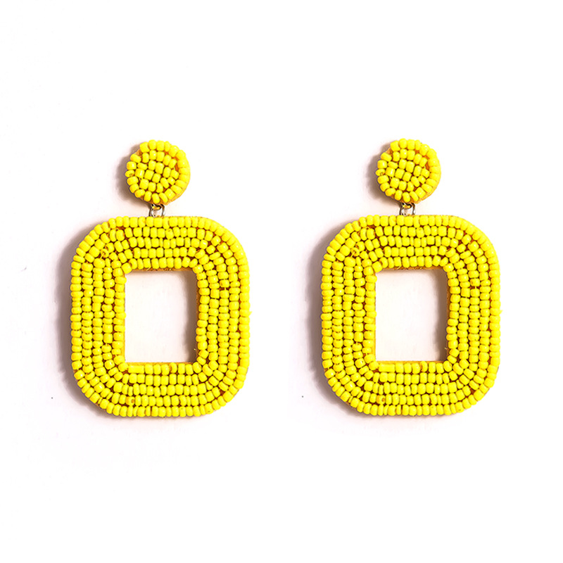 Ethnic Style Handmade Cloth Bead Earrings display picture 12