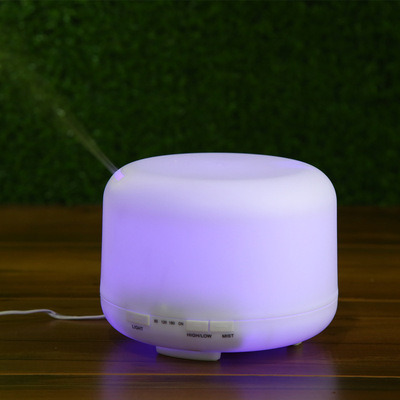 無印超聲波加濕器家用迷妳500ml香薰機跨境大容量空氣霧化器 禮品