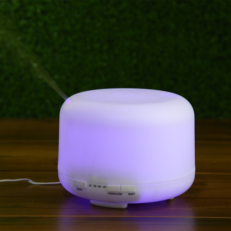 無印超聲波加濕器家用迷妳500ml香薰機跨境大容量空氣霧化器 禮品