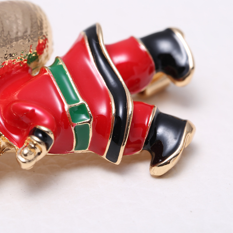 30g Weight Brooches Classification Daily Occasion Alloy Material Christmas Festival Human Pattern Women'S Gender Water Drop Design Fashion Style Fashion Pin Human Alloy Water Drop Women'S Brooches 19