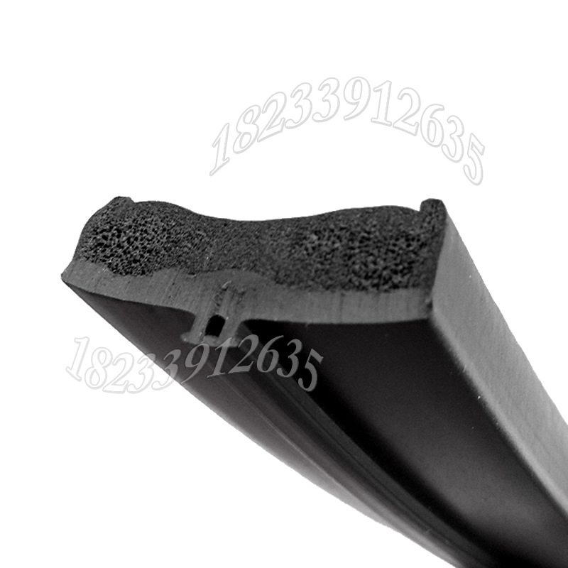 三元乙丙密实发泡条二复合胶条门窗橡胶密封条机械防撞条 可定制