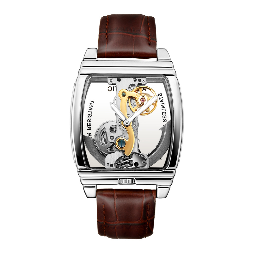 Shenhua Automatic Mechanical Watch For Men Hollow-out Design_voghion.com