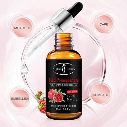 Cross-border direct supply essence red pomegranate facial essence facial moisturizing lightening fine lines and acne marks factory