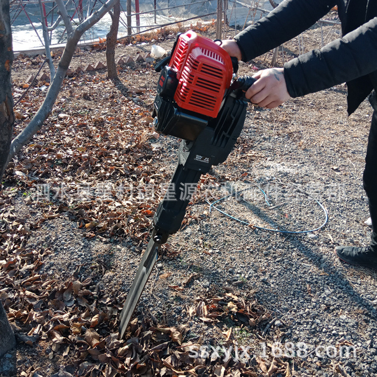 单人手持汽油二冲程起球断根机