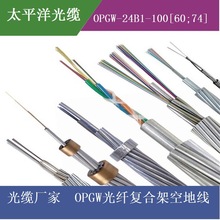 OPGW光纜 24芯單模 100截面 光纖復合架空地線 單模光纖 電力光纜