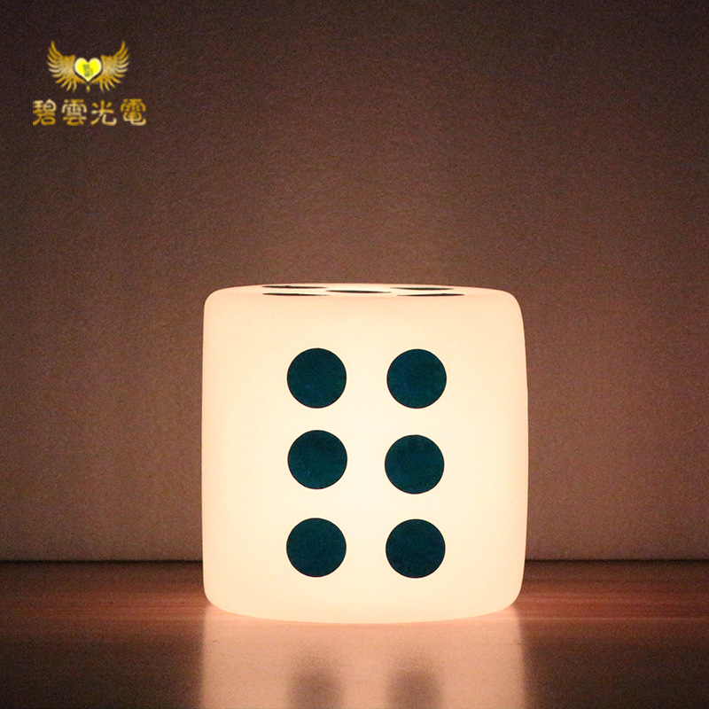2019 New product development LED luminescence furniture LED Dice Night light Godo WDH-10009 bar