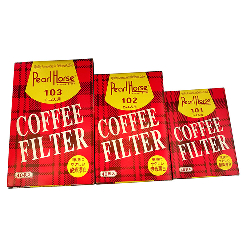 101号 102号 103号 咖啡滤纸滴滤咖啡壶咖啡过滤纸手冲滤纸包邮