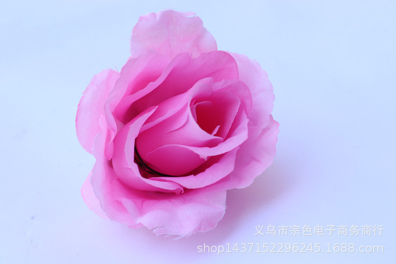 生产直销：仿真玫瑰花头 婚庆用品花朵 插球路引拱门花专用