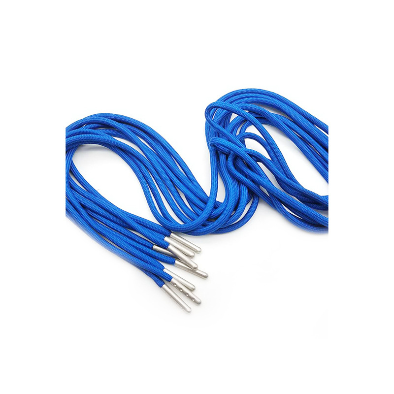 32钉涤lun包芯圆绳金属铜包头服装辅料连衣帽绳裤绳