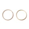 Explosion metal electroplating twist, geometry, 2 pieces of ring temperament, simple joint ring women's precepts, Japanese and Korean fine tail ring