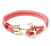 Fashionable woven bracelet, leather accessory