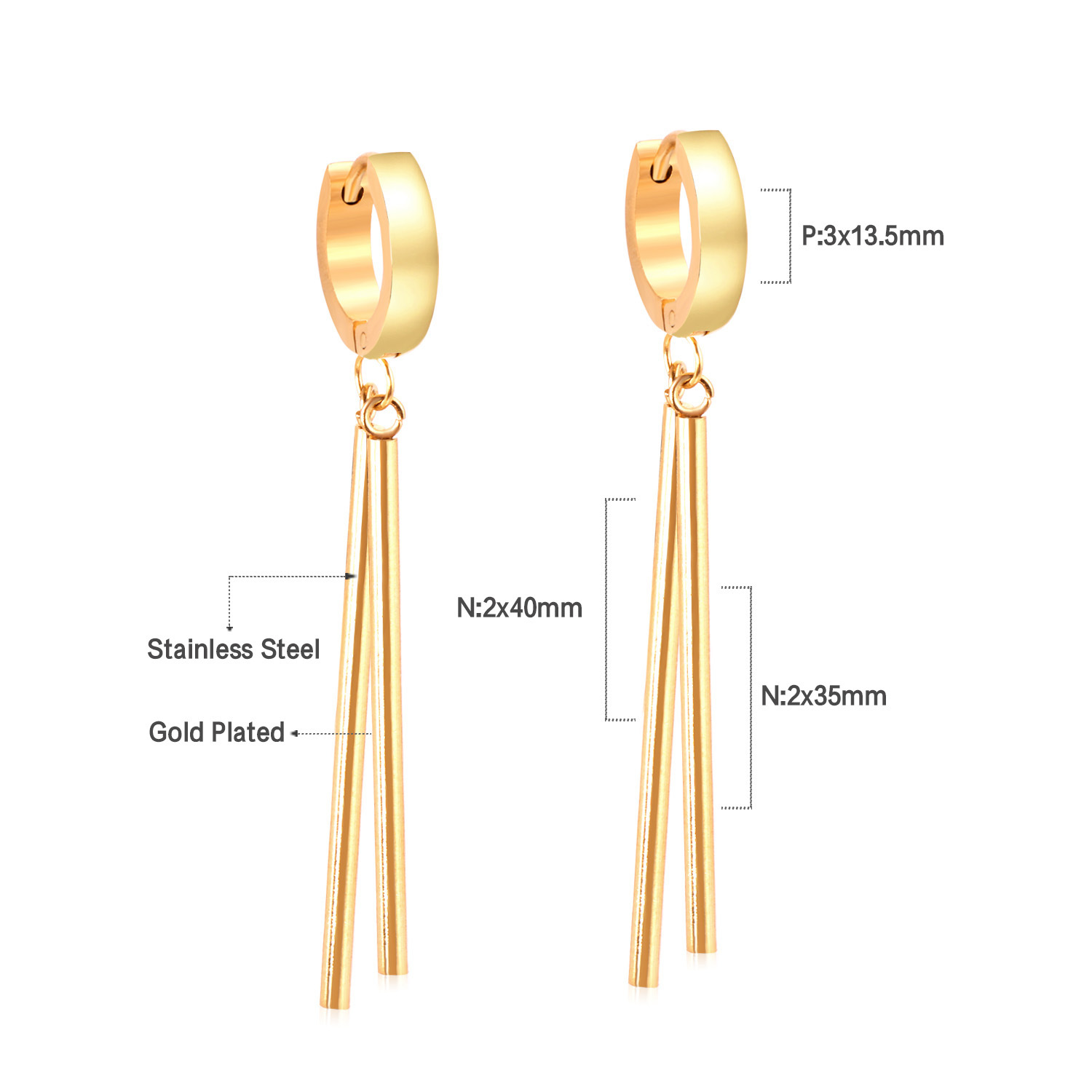 14g Weight Rhinestones Inlay Material Drop Earrings Classification 1 Pair Quantity Street Occasion Stainless Steel Material Triangle, Round, Heart Shape Pattern Women'S Gender Fashion Style Fashion Triangle Round Heart Shape Stainless Steel Rhinestones Drop Earrings 1 Pair 12