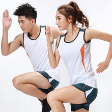 夏季田徑服套裝 男女款馬拉松跑步健身訓練衣 可印字號考試運動裝