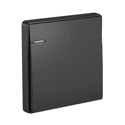 Chint dark grey black 86 Dark outfit Pentapore socket No Borders Large panel 86 Type Cover 2C Best selling home decoration