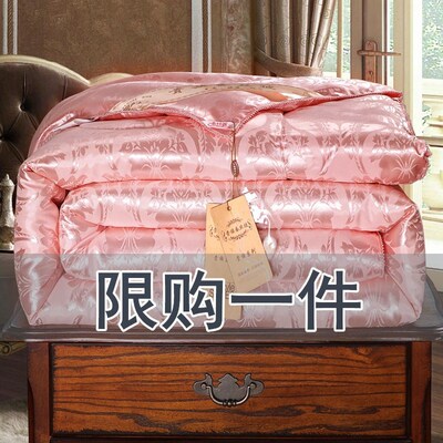 Silk quilt 100% mulberry silk Spring and autumn quilt thickening Winter quilt Double is summer quilt The quilt core quilt